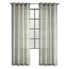 CommonWealth Home Fashions Belge Sheer Grommet Curtain Panel 52" x 84" Grey