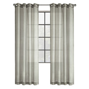 CommonWealth Home Fashions Belge Sheer Grommet Curtain Panel 52