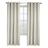 CommonWealth Home Fashions Ethan Blackout Grommet Curtain Panel 52" x 95" White