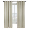 CommonWealthVigo Blackout Grommet Curtain Panel 52" x 95" Off-white