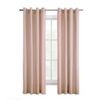 CommonWealthHarmony Light Filtering Grommet Curtain Panel 52" x 63" Rose