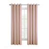 CommonWealthHarmony Light Filtering Grommet Curtain Panel 52" x 84" Rose