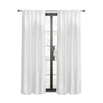 Weathermate Topsions Room Darkening Curtain Panel Pair each 40" x 63" White
