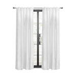 Weathermate Topsions Room Darkening Curtain Panel Pair each 40" x 84" White