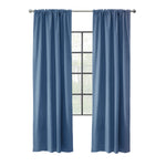 Weathermate Topsions Room Darkening Curtain Panel Pair each 40" x 63" Blue