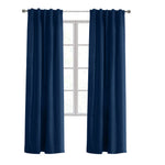 Weathermate Topsions Room Darkening Curtain Panel Pair each 40" x 63" Navy
