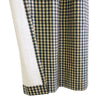 Checkmate Room Darkening Pole Top Curtain Panel Pair each 40" x 84" Navy