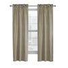 Checkmate Room Darkening Pole Top Curtain Panel Pair each 80" x 84" Navy