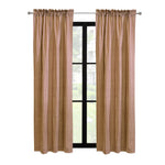 Checkmate Room Darkening Pole Top Curtain Panel Pair each 40" x 54" Burgundy