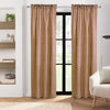 Checkmate Room Darkening Pole Top Curtain Panel Pair each 40" x 63" Burgundy