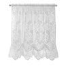 CommonWealthLimoges Sheer Rod Pocket Balloon Curtain 55" x 63" White