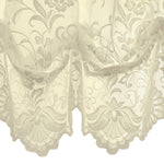 CommonWealthLimoges Sheer Rod Pocket Balloon Curtain 55" x 63" Ivory