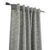 CommonWealthOdessa Light Filtering Dual Header Curtain Panel 52" x 63" Grey