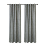 CommonWealthOdessa Light Filtering Dual Header Curtain Panel 52" x 84" Grey