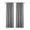 CommonWealthOdessa Light Filtering Dual Header Curtain Panel 52" x 95" Grey