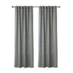CommonWealthOdessa Light Filtering Dual Header Curtain Panel 52" x 108" Grey