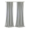CommonWealthBrooklyn Blackout Dual Header Curtain Panel 52" x 63" Grey