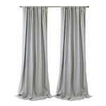 CommonWealthBrooklyn Blackout Dual Header Curtain Panel 52" x 84" Grey