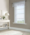 CommonWealthMona Lisa Sheer Rod Pocket Flat Valance 56" x 15" White