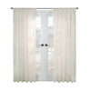CommonWealthHathaway Sheer Rod Pocket Curtain Panel 54" x 63" Cream