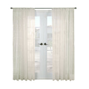 CommonWealthHathaway Sheer Rod Pocket Curtain Panel 54