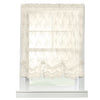CommonWealthMona Lisa Sheer Rod Pocket Balloon Curtain 56" x 63" Eggshell
