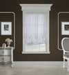 CommonWealthHathaway Sheer Rod Pocket Balloon Curtain 54" x 63" White