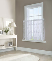 CommonWealthMona Lisa Sheer Rod Pocket Curtain Tiers Pair each 28