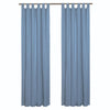 Weathermate Room Darkening Tab Top Curtain Panel Pair each 40" x 84" Blue