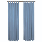 Weathermate Room Darkening Tab Top Curtain Panel Pair each 40" x 84" Blue