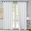 CommonWealthWeathermate Room Darkening Tab Top Panel Pair each 40" x 72" White