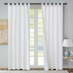 CommonWealthWeathermate Room Darkening Tab Top Panel Pair each 40" x 72" White