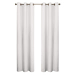 Weathermate Room Darkening Grommet Curtain Panel Pair each 80" x 84" White