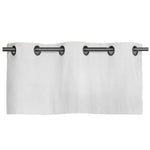 CommonWealthWeathermate Room Darkening Grommet Flat Valance 40" x 15" White