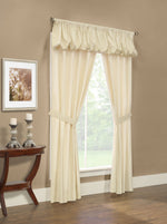 Prescott Room Darkening Rod Pocket Curtain Panel Five" One Set 80" x 84" Ivory