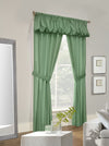 Prescott Room Darkening Rod Pocket Curtain Panel Five" One Set 80" x 63" Sage