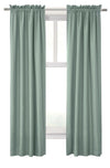 Prescott Room Darkening Pole Top Curtain Panel Pair each 40" x 84" Sage