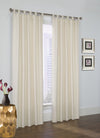 Prescott Room Darkening Tab Top Curtain Panel Pair each 40" x 84" Ivory