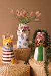 Ceramic Dog Vase Set – Fun Animal Home Decor