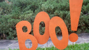 Halloween Boo Yard Stakes – Painted Metal Outdoor Decorations by Kalalou