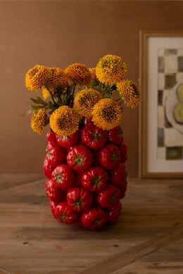 Ceramic Vase – Tomatoes – 10.5