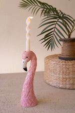 Handcrafted Flamingo Candleholder – Ceramic Home Accent by Kalalou