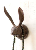 Decorative Cast Iron Rabbit Hook – Rustic 5" Tall Set of 2 by Kalalou