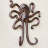 Black Octopus Wall Hook for Beach Homes