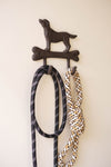 Cast Iron Dog Wall Hook – Bone-Shaped Key & Leash Holder