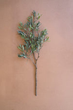 Artificial Olive Branch – 32" Tall Faux Greenery Stem by Kalalou