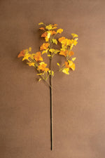 Artificial Golden Ginkgo Stem – 38" Tall Faux Botanical by Kalalou