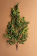 Artificial Cedar Spray – Realistic Greenery Stem – 27"Tall by Kalalou