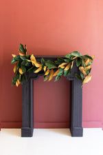 Artificial Magnolia Leaf Garland – 72" Faux Greenery by Kalalou