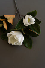 Tall Faux Magnolia Spray for Vases